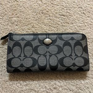 Black coach wallet